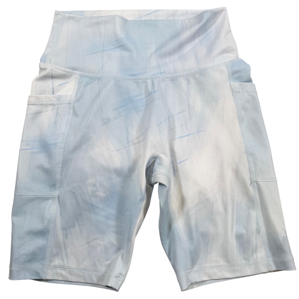 Buffbunny Collection Limitless Biker Shorts Size Small‎ Blue Frost Bite Athletic